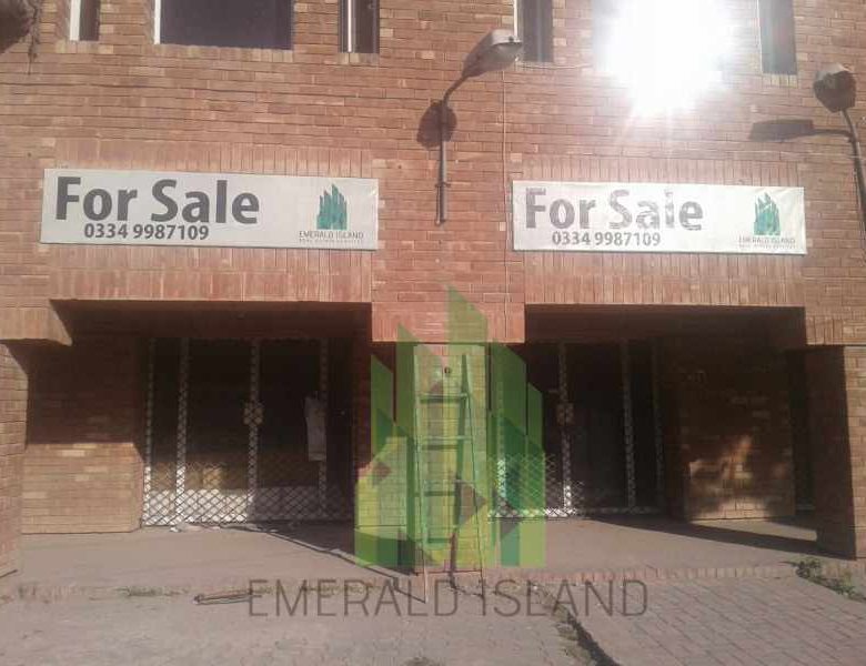 3 Commercial Shops Available FOR SALE in Gadaffi Stadium Lahore